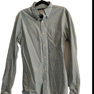 Club Monaco Green & White Classic Check Print Mens Casual Dress Shirt Size XS